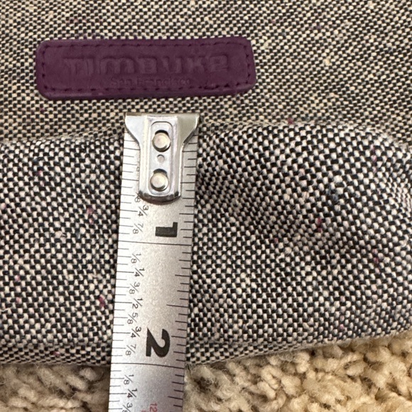 Timbuk2 Gray Tweed Small Crossbody Bag Purse Compact Messenger - Picture 15 of 15